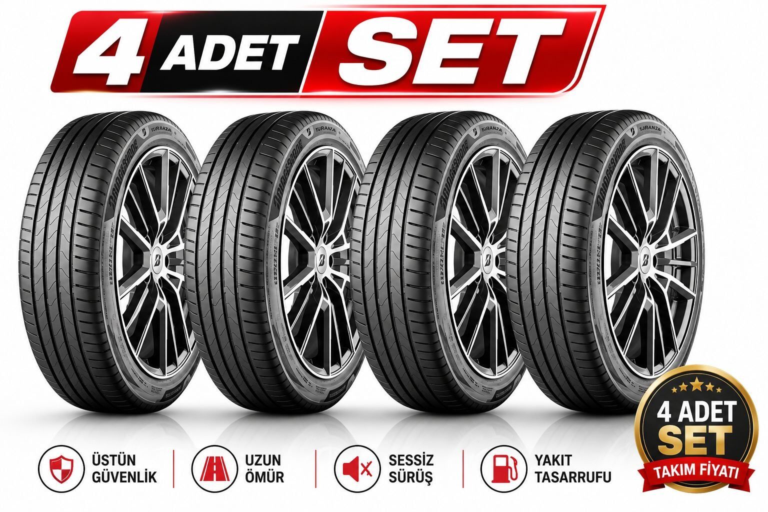 205/55R17 95V XL Turanza 6 Oto Yaz Lastiği