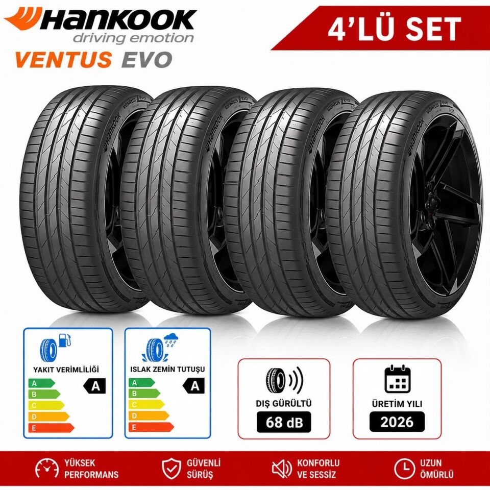 (4'lü Set) 235/50R19V 04 K137A L B EV Ventus evo SUV K (Üretim 2026)